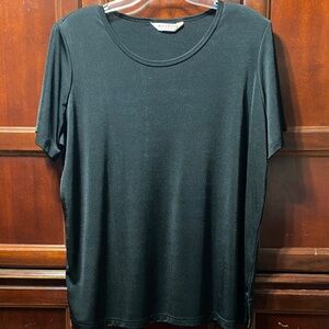 Melrose Woman Vintage black stretchy size 2X top